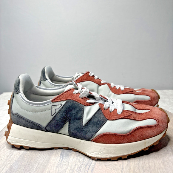 New Balance 327 Men’s/Women’s Sneakers Suede Nylon Multi-Color Rust Gray 10 - Picture 3 of 8